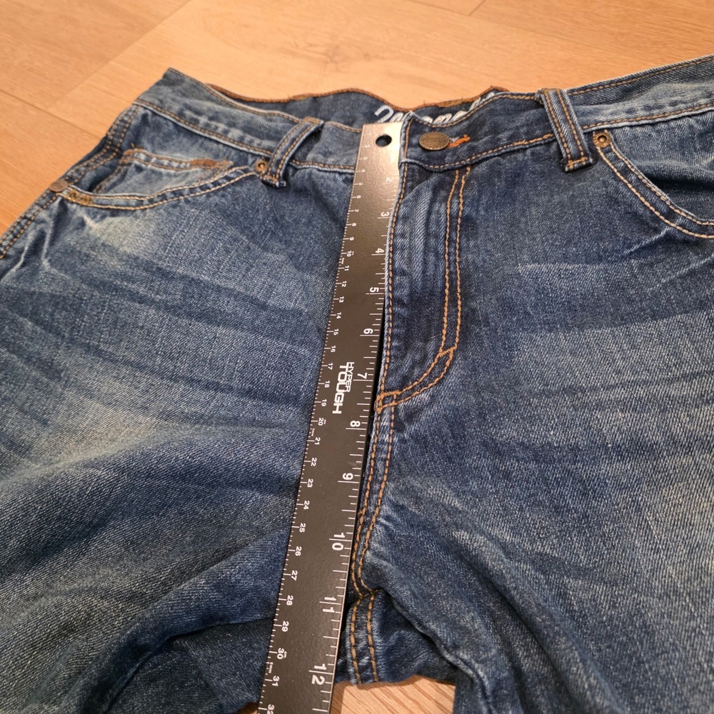 Wrangler Retro Relaxed Bootcut Jeans Medium Wash Blue Denim WLT20DS 35x36 Mens - Picture 6 of 10
